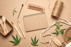 objetos feitos com canhamo