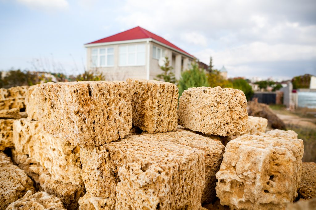 materiais de construção feitos com cânhamo