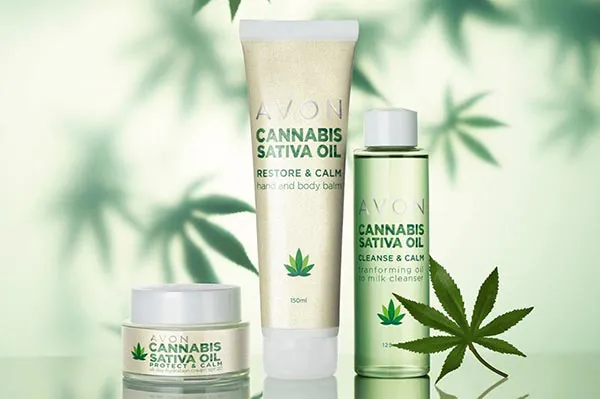 avon maquiagem com cbd